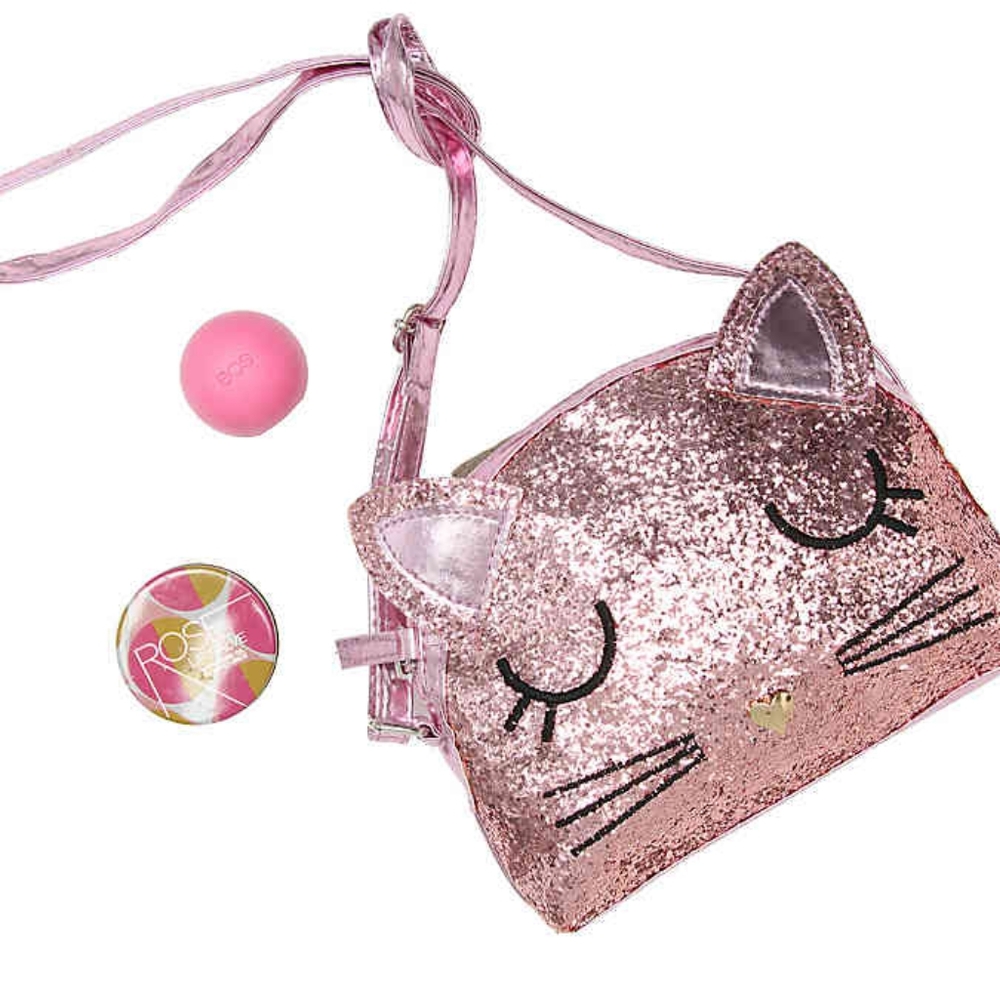 Pink Cat Girl's Purse